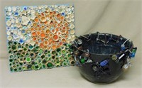 High Fire Stoneware and Glass Art Pottery.