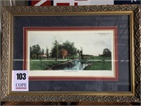 Framed Art C. Harry Eaton's The Meadow Brook