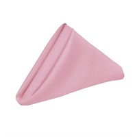 10 Pack 20 Inch Polyester Cloth Napkins Pink