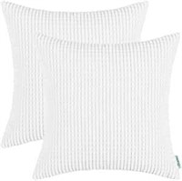 CaliTime Comfy Throw Pillow Covers, 2 Pack