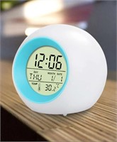 Tested multifunctional alarm clock with date and