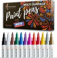 Artistro Multi Surface 12 Marker Set