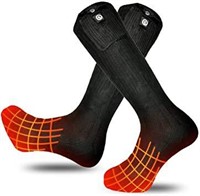 Smilodon Black Heated Socks, Men/Women