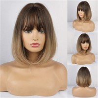 HairCube Womens Ombre Wig w/ Bangs