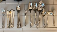 Partial Collection of Old Comany Plate Utensils