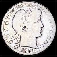 1893-O Barber Half Dollar NICELY CIRCULATED