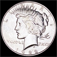 1922 Silver Peace Dollar UNCIRCULATED