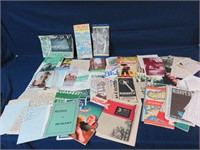 Large lot of Travel Ephemera letters postcards