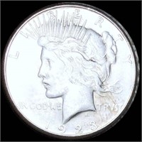 1923-S Silver Peace Dollar LIGHTLY CIRCULATED