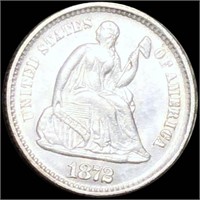 1872 Seated Half Dime UNCIRCULATED
