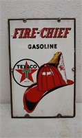 SSP 5 color TEXACO Fire-Chief pump plate