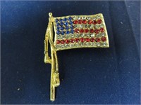 American Flag Brooch Jewelry