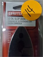 CRAFTSMAN 10" SLIP JOINT PLIERS - NEW