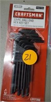 CRAFTSMAN HEX KEY SET - NEW