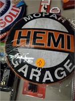 MOPAR HEMI GARAGE SIGN