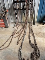 11 CHAINS, 6 HITCHES AND RACK
