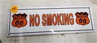 PHILLIPS 66 NO SMOKING SIGN -