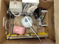 WIRE BASKET,WATERING CAN, PURSES & MISC.