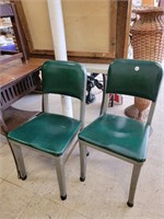 2 STEEL CASE OFFICE CHAIRS