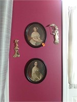 Small Oval Framed Jenny Lind Pictures & Metal