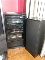 Onkyo Stero System, Cabinet & Speakers