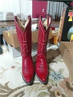 Texas Leather Ladies Cowboy Boots size 6.5m