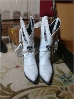 Code West Leather Ladies Cowboy Boots Size 6.5