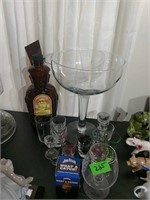 Collection of shot glasses and more