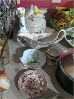 Transferware, Ansley vase, and more