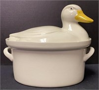 Hall Porcelain Duck Tureen