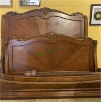 Nice queen size bed with full-size headboard,