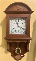 Country style wall clock - battery operated with