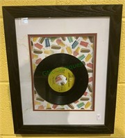 Framed record of Sweet Dreams Don Gibson /