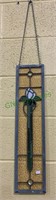 Stain glass suncatcher with a single floral