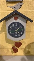 Country wood kitchen clock by Elgin Clock