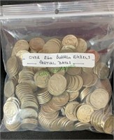 Coins - over 260 buffalo nickels, partial