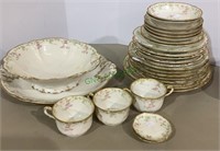 Vintage Limoges china - 28 pieces includes