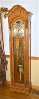 Howard Miller Grandfather Clock - Oak Case Clock