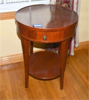 Round Side Table - Measures Approx. 26 1/4T x the
