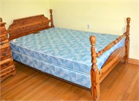 Full Size Cedar Bed - Mattress and Box Spring