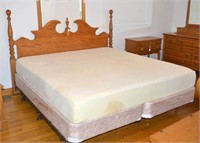 King Size Oak Bed - Headboard Only with a