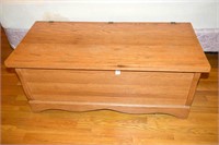 Oak Blanket Chest - Contents are NOT included -