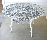 Wrought Iron Table - Measures 25T x 41W