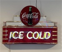 Neon Coca-cola sign