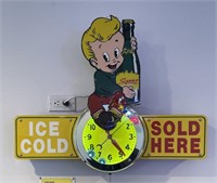 Squirt clock (lighted)