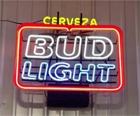 Bud Light "Cerveza" neon