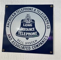 Porcelain phone sign