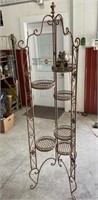 Iron plant holder 6’ high