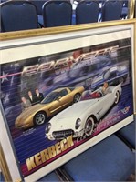Kerbeck Corvette poster signed