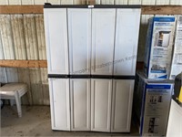 Keter wardrobe/storage unit with bifold doors 47”